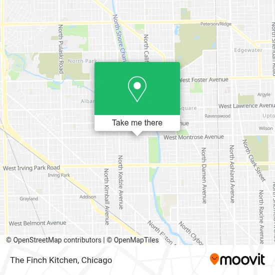 The Finch Kitchen map
