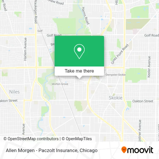 Allen Morgen - Paczolt Insurance map