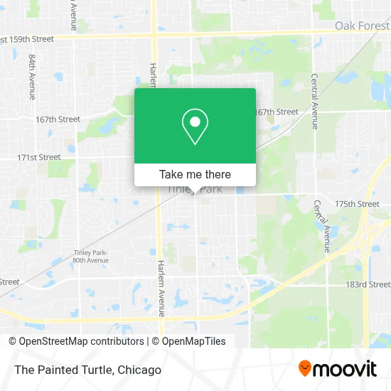 The Painted Turtle map