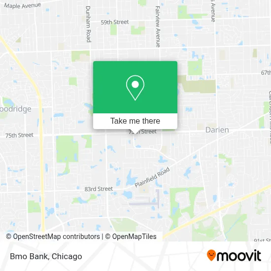 Bmo Bank map