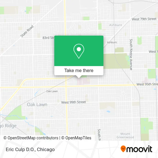 Eric Culp D.O. map