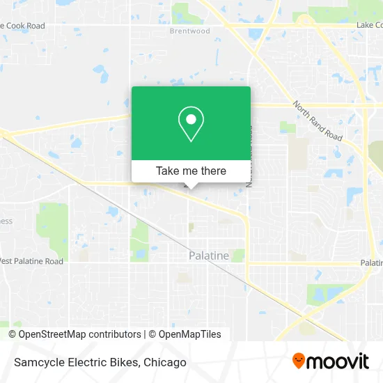 Samcycle Electric Bikes map