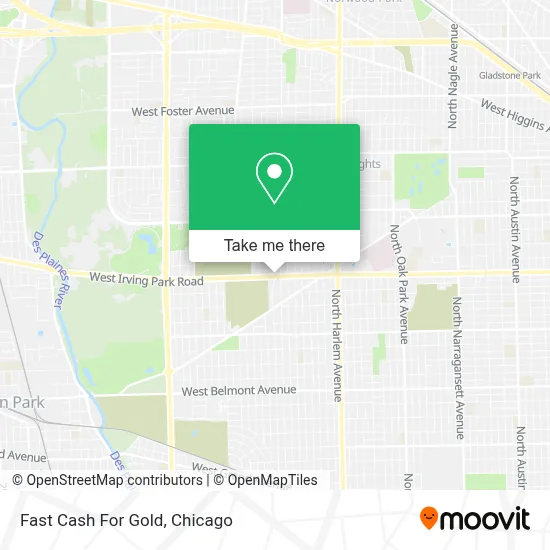 Fast Cash For Gold map