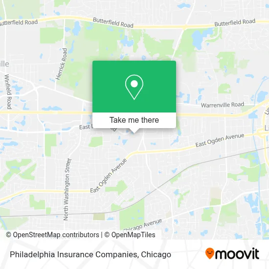 Philadelphia Insurance Companies map