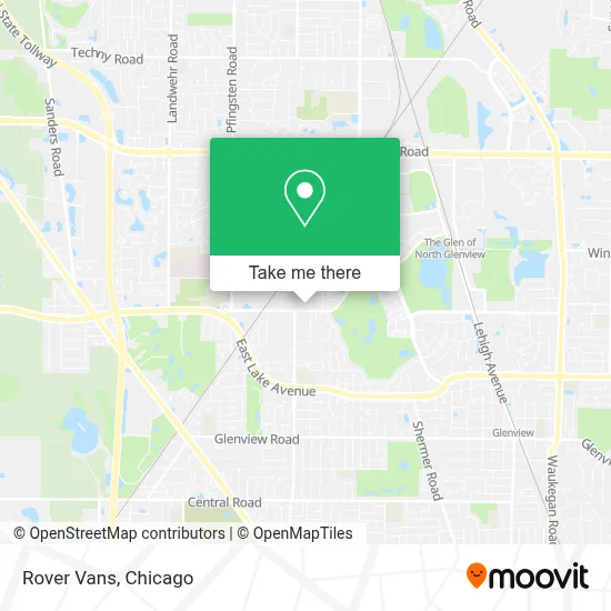 Rover Vans map