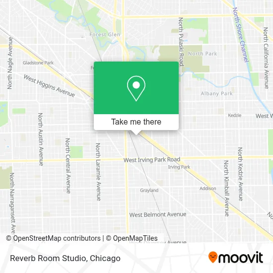 Reverb Room Studio map