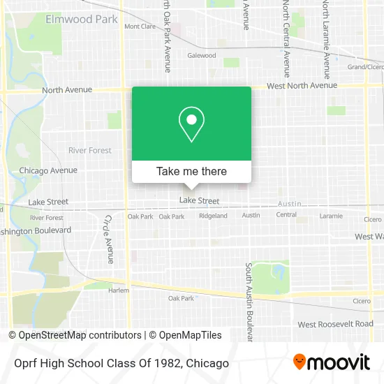 Oprf High School Class Of 1982 map
