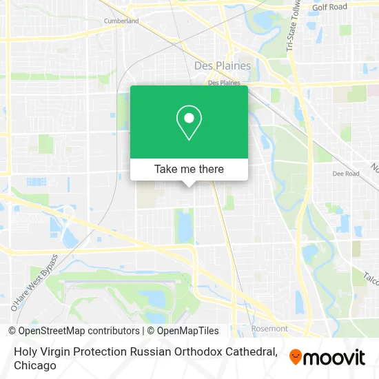 Holy Virgin Protection Russian Orthodox Cathedral map