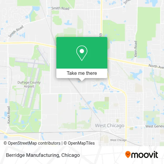 Berridge Manufacturing map