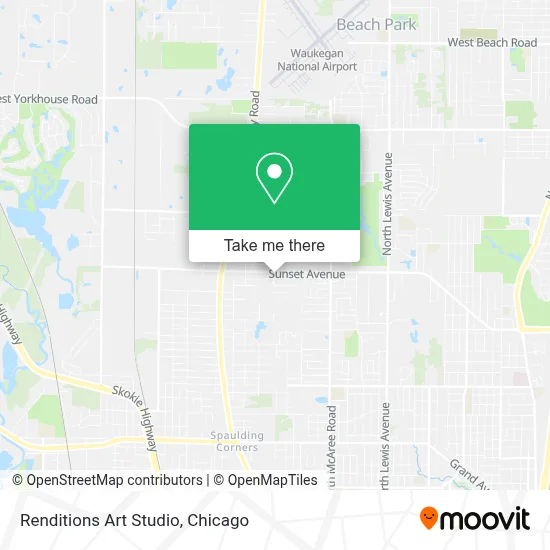 Renditions Art Studio map