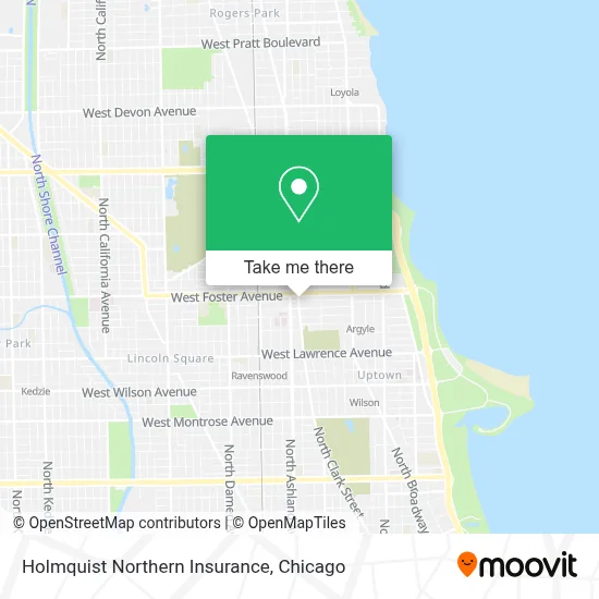 Holmquist Northern Insurance map