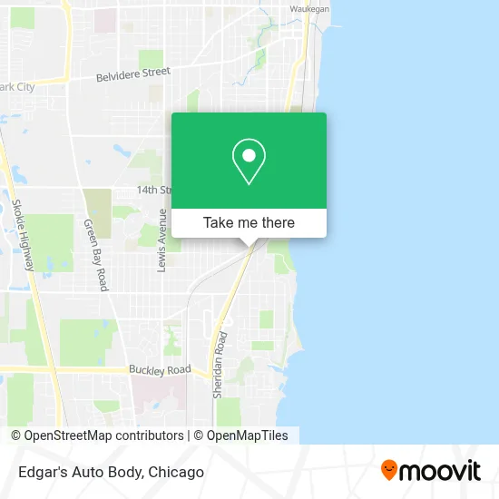 Edgar's Auto Body map