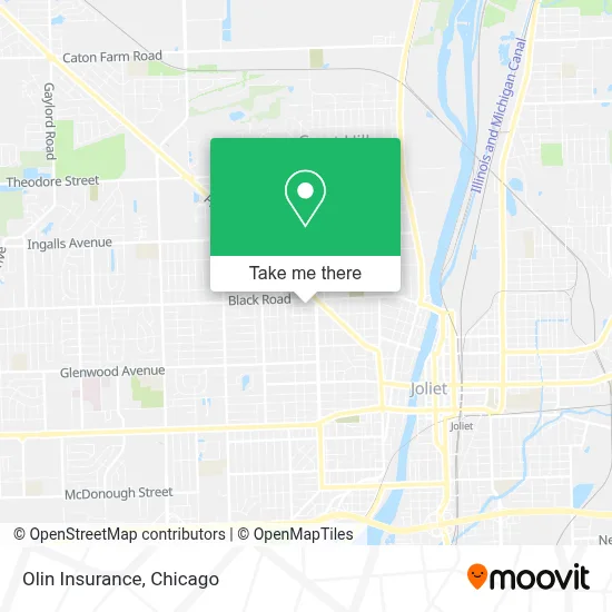 Olin Insurance map