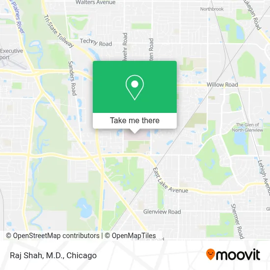 Raj Shah, M.D. map