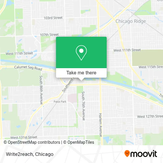 Write2reach map
