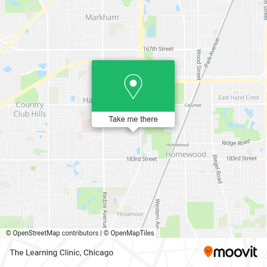 The Learning Clinic map