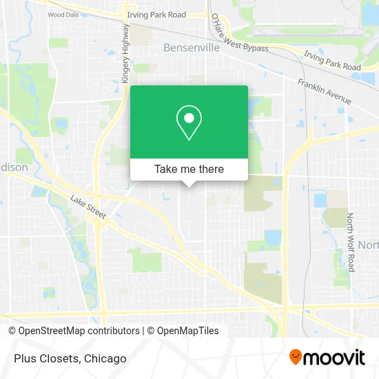 Plus Closets map