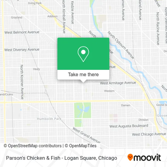 Parson's Chicken & Fish - Logan Square map
