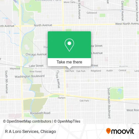 R A Loro Services map