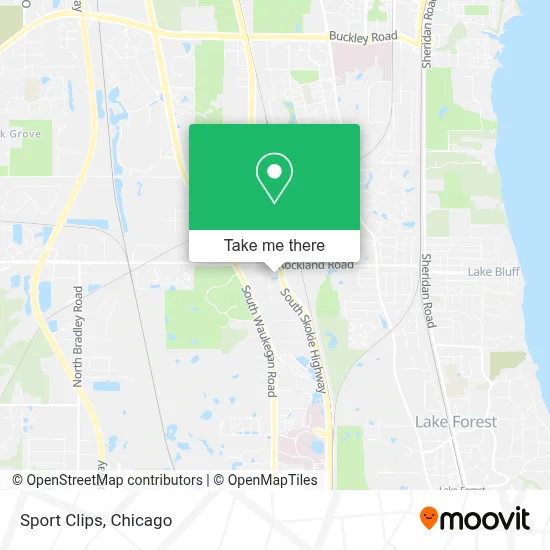 Sport Clips map