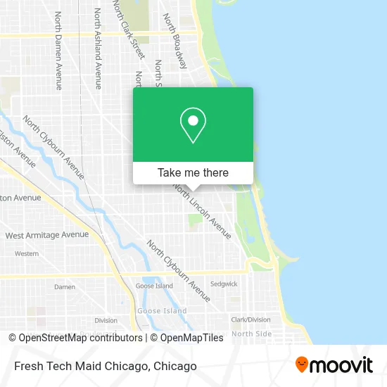Fresh Tech Maid Chicago map
