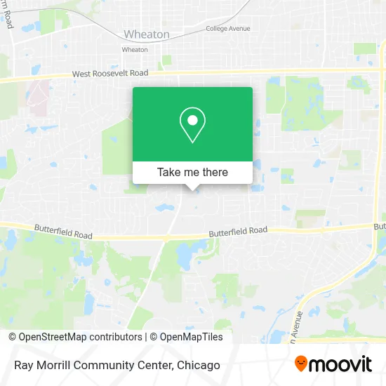 Ray Morrill Community Center map