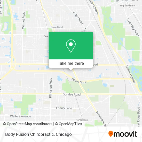 Body Fusion Chiropractic map