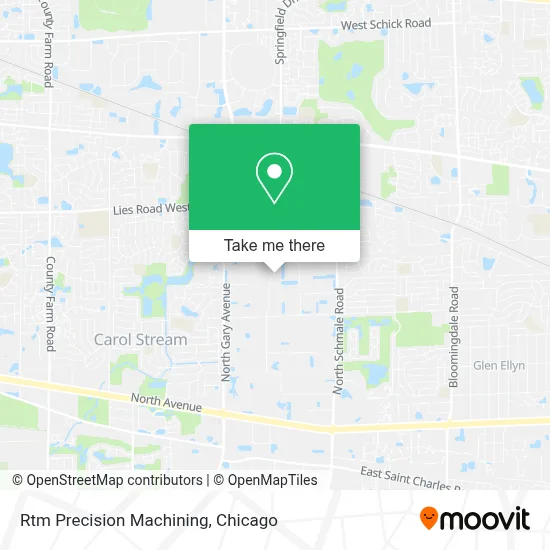 Rtm Precision Machining map