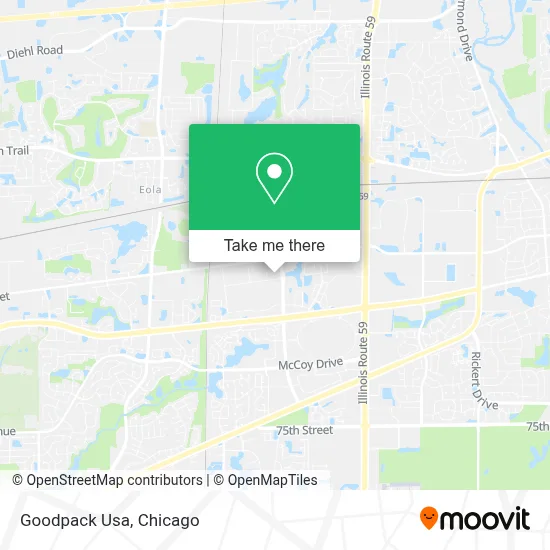 Goodpack Usa map