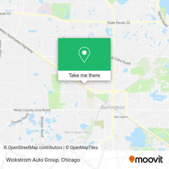 Wickstrom Auto Group map