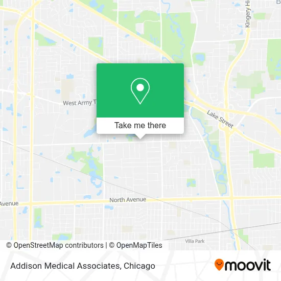 Addison Medical Associates map