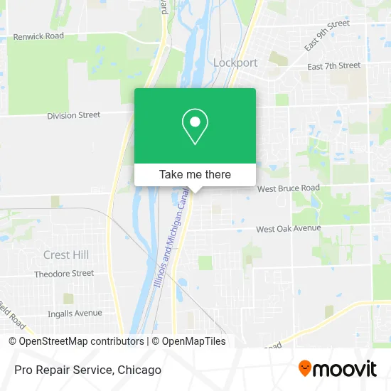 Pro Repair Service map