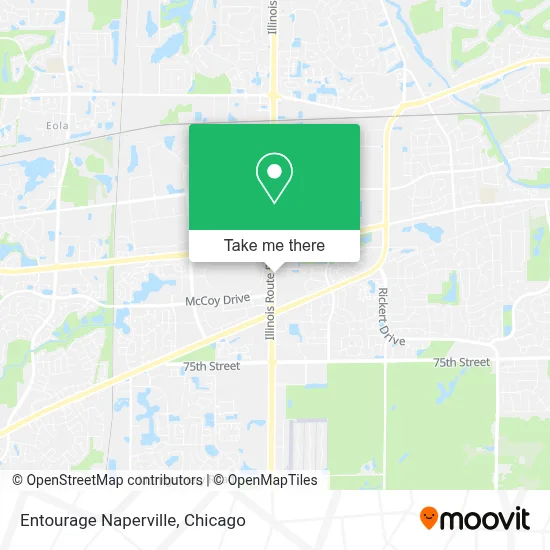 Entourage Naperville map