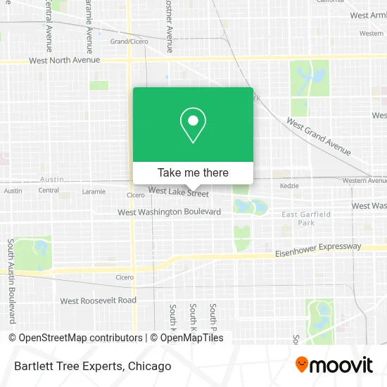 Bartlett Tree Experts map