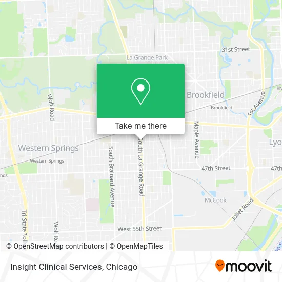 Insight Clinical Services map