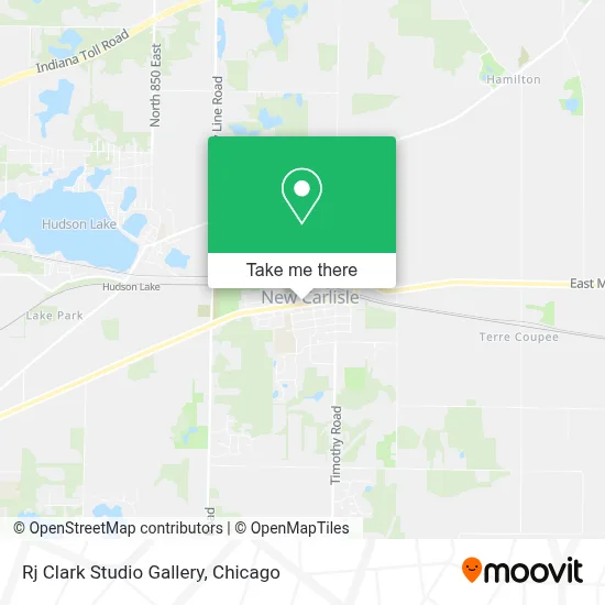 Rj Clark Studio Gallery map
