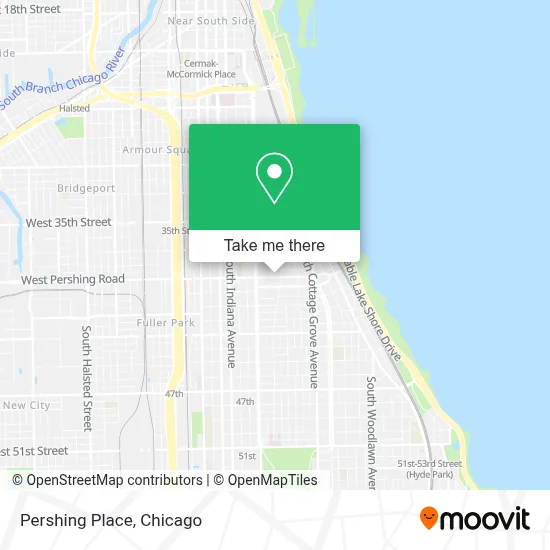 Pershing Place map
