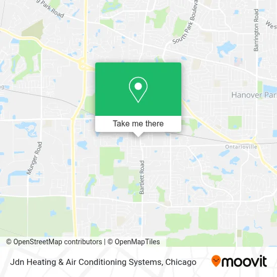 Jdn Heating & Air Conditioning Systems map