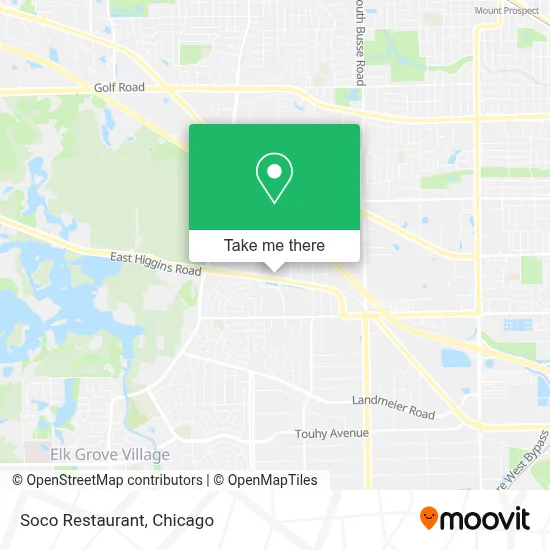 Soco Restaurant map