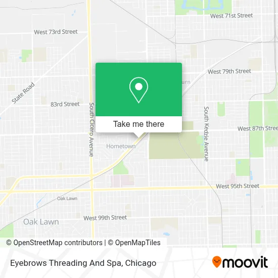 Eyebrows Threading And Spa map