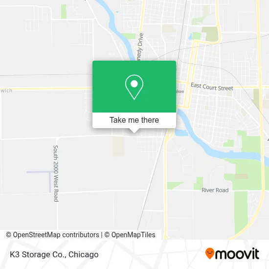 K3 Storage Co. map