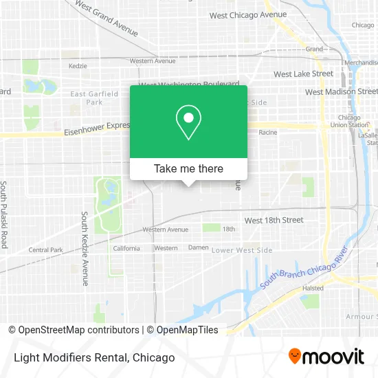 Light Modifiers Rental map