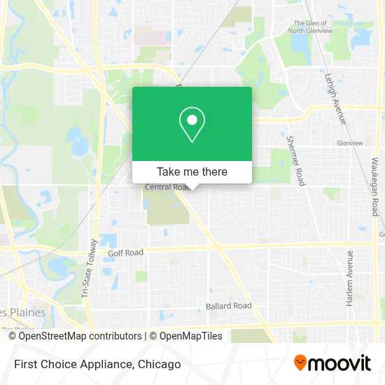 First Choice Appliance map
