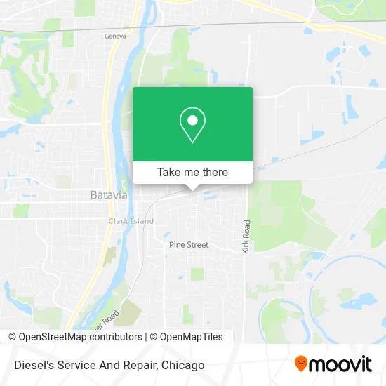 Diesel's Service And Repair map