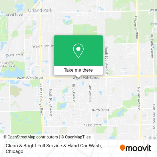 Clean & Bright Full Service & Hand Car Wash map