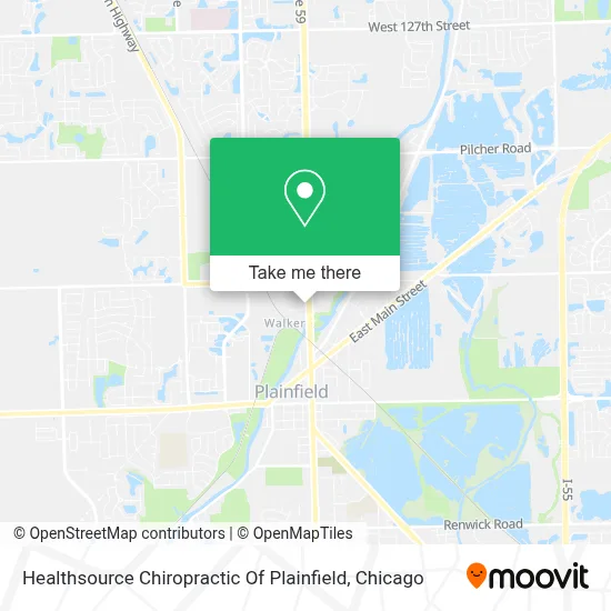 Healthsource Chiropractic Of Plainfield map