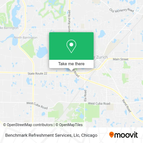 Benchmark Refreshment Services, Llc map