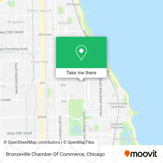 Bronzeville Chamber Of Commerce map