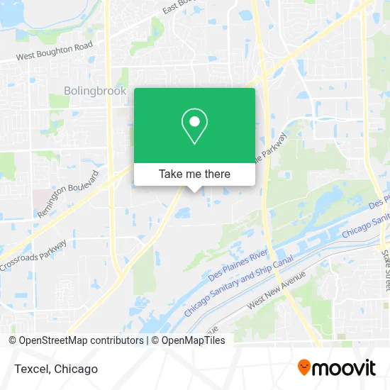 Texcel map