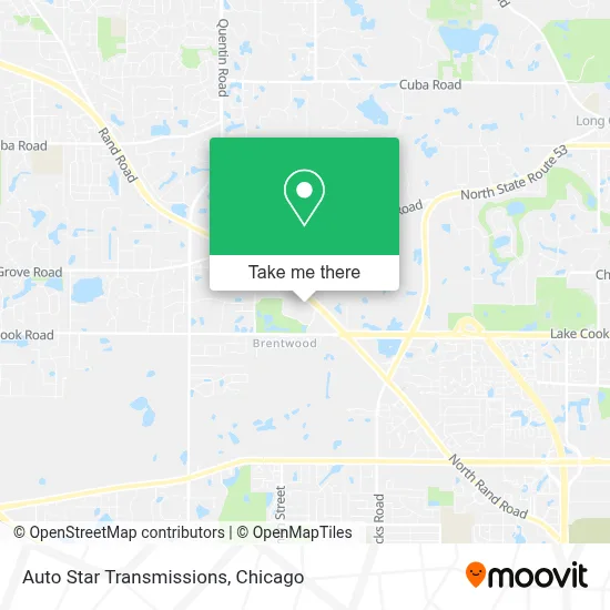 Auto Star Transmissions map